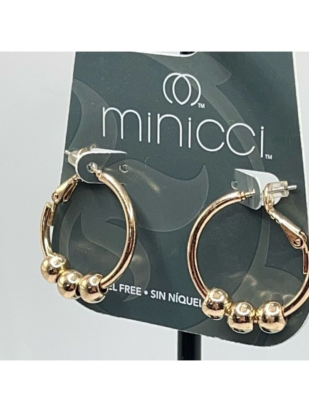 Minicci Gold Hoop Earrings